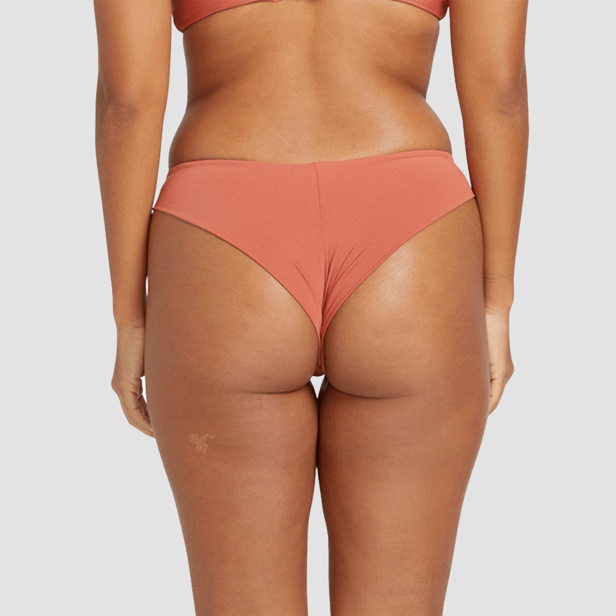 Volcom Simply Seamless Cheekini Bikini Bottom Rosewood - Womens