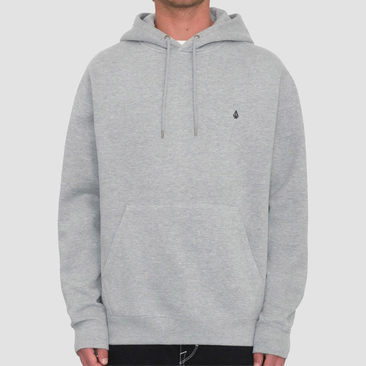 Volcom Single Stone Pullover Hoodie Heather Grey