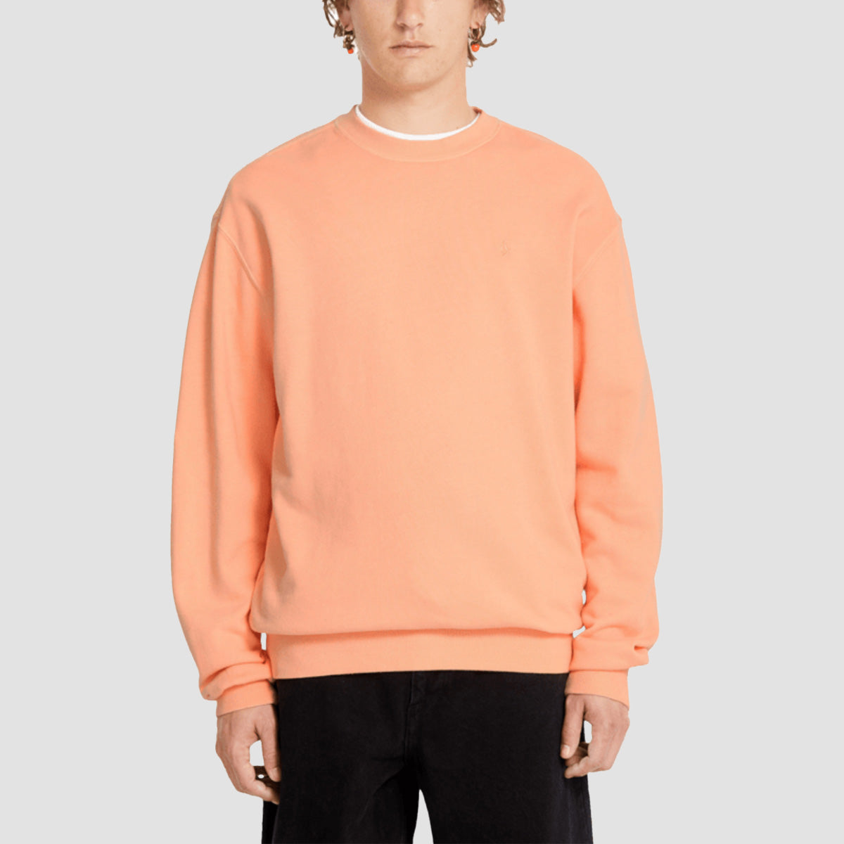 Volcom Single Stone TW Crew Sweatshirt Peach
