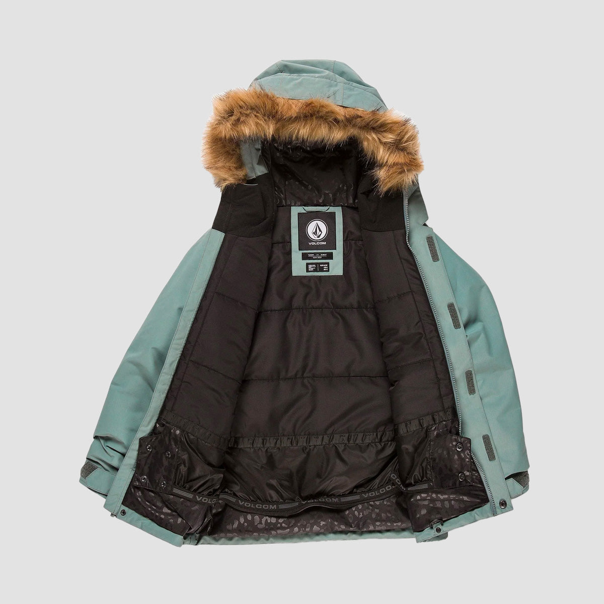 Volcom So Minty Ins Snow Jacket Green Ash - Girls