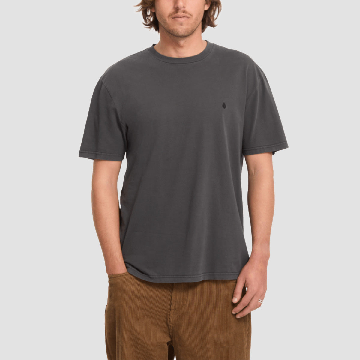 Volcom Solid Stone Emb T-Shirt Black