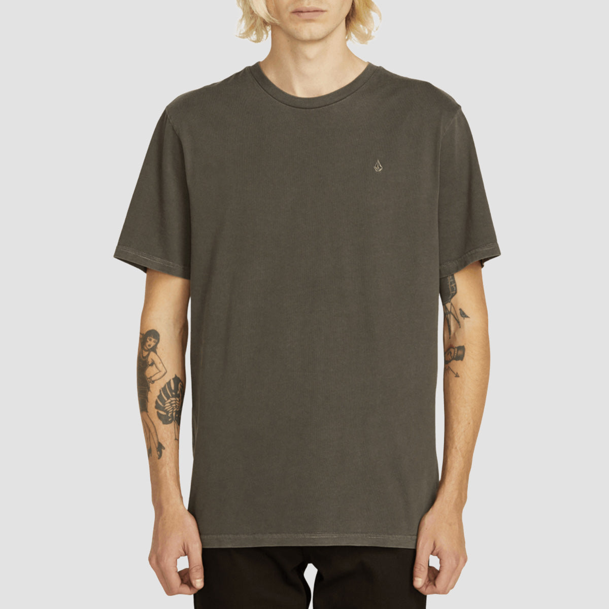 Volcom Solid Stone Emb T-Shirt Black