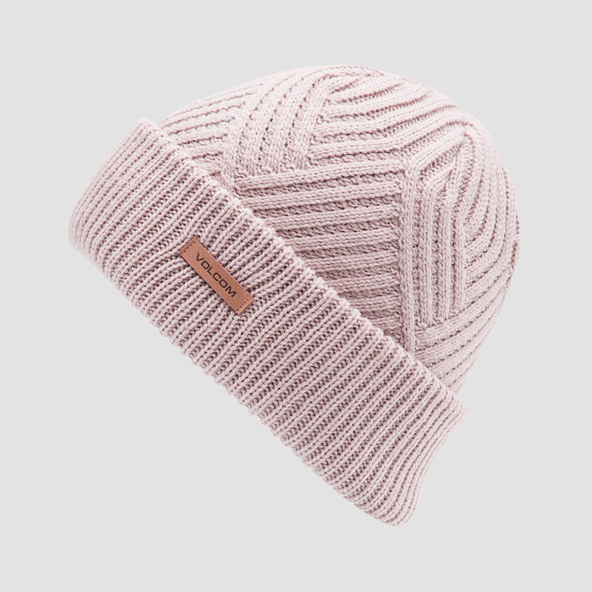 Volcom Stone Knit Beanie Adobe Rose - Womens