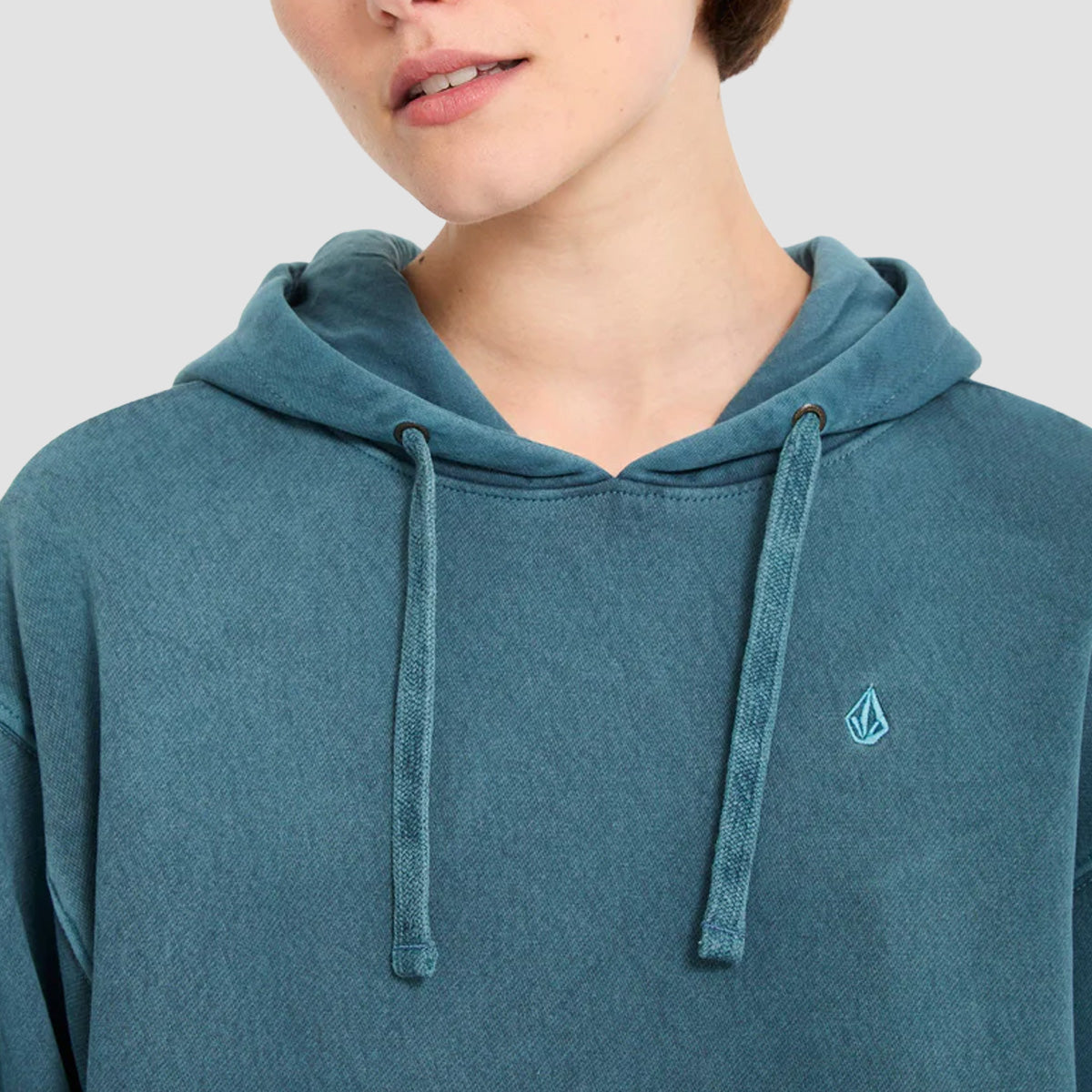 Volcom Stone Soft Hoodie Emerald Green - Womens