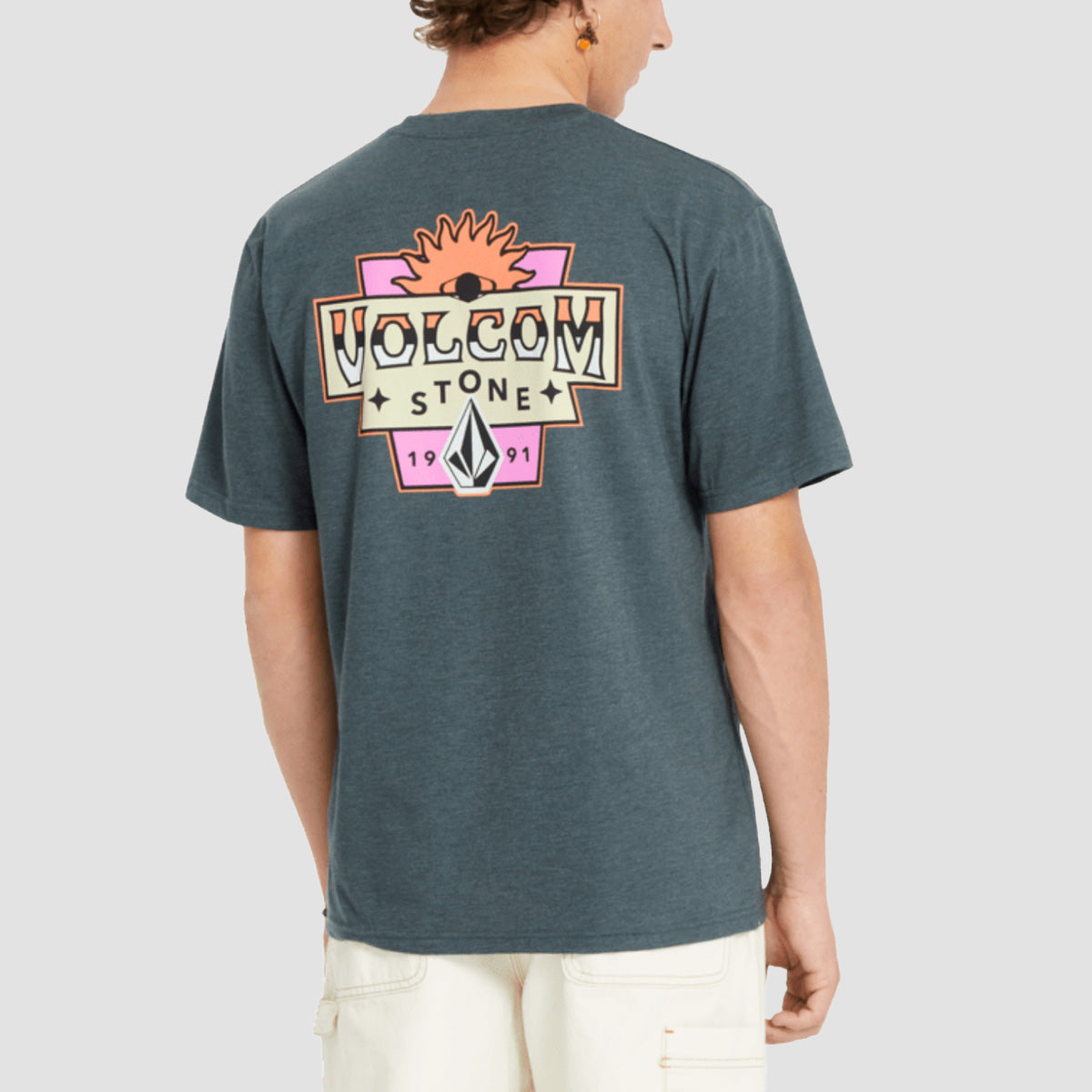 Volcom Sure Thing HTH T-Shirt Dark Slate