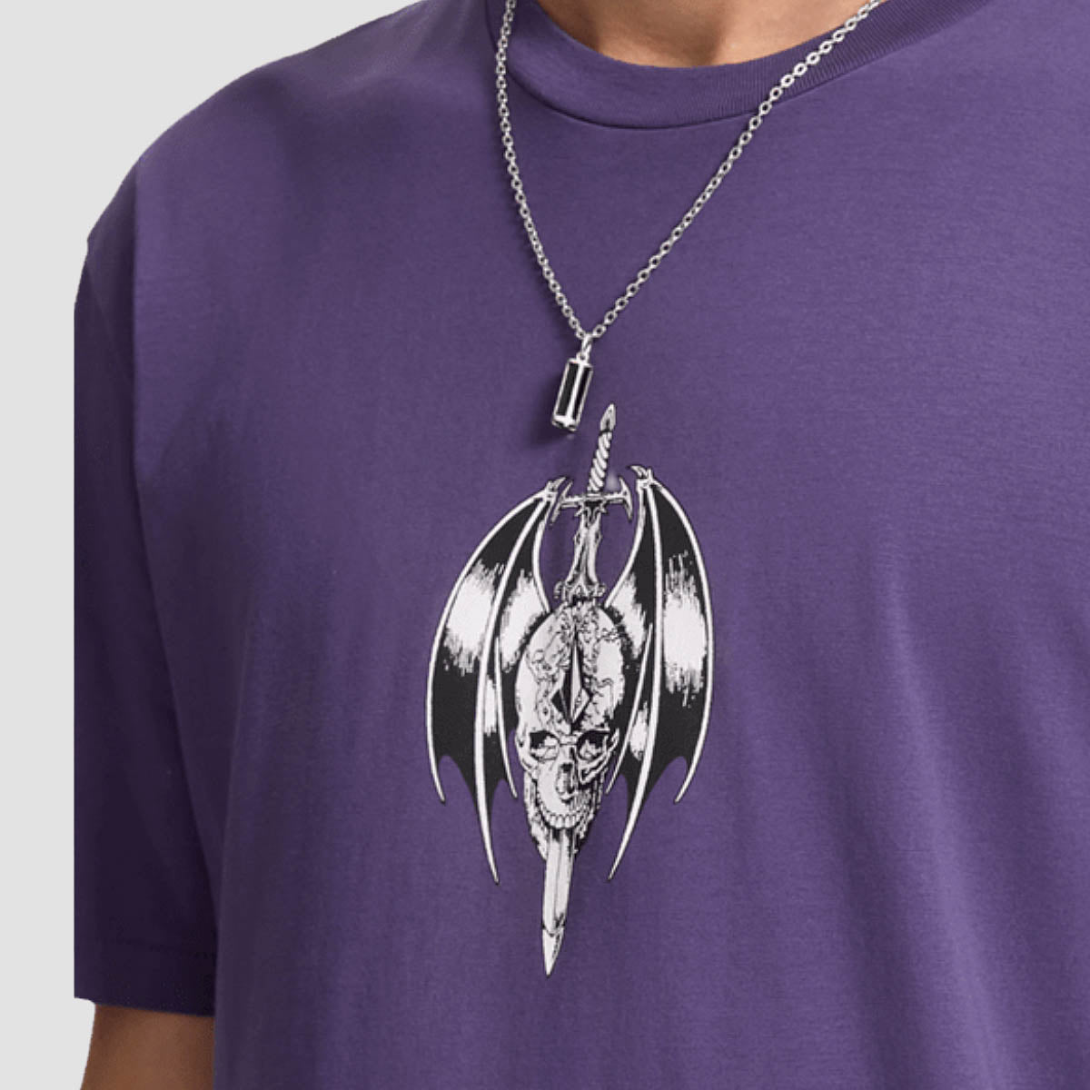 Volcom Sworder PW T-Shirt Dark Purple