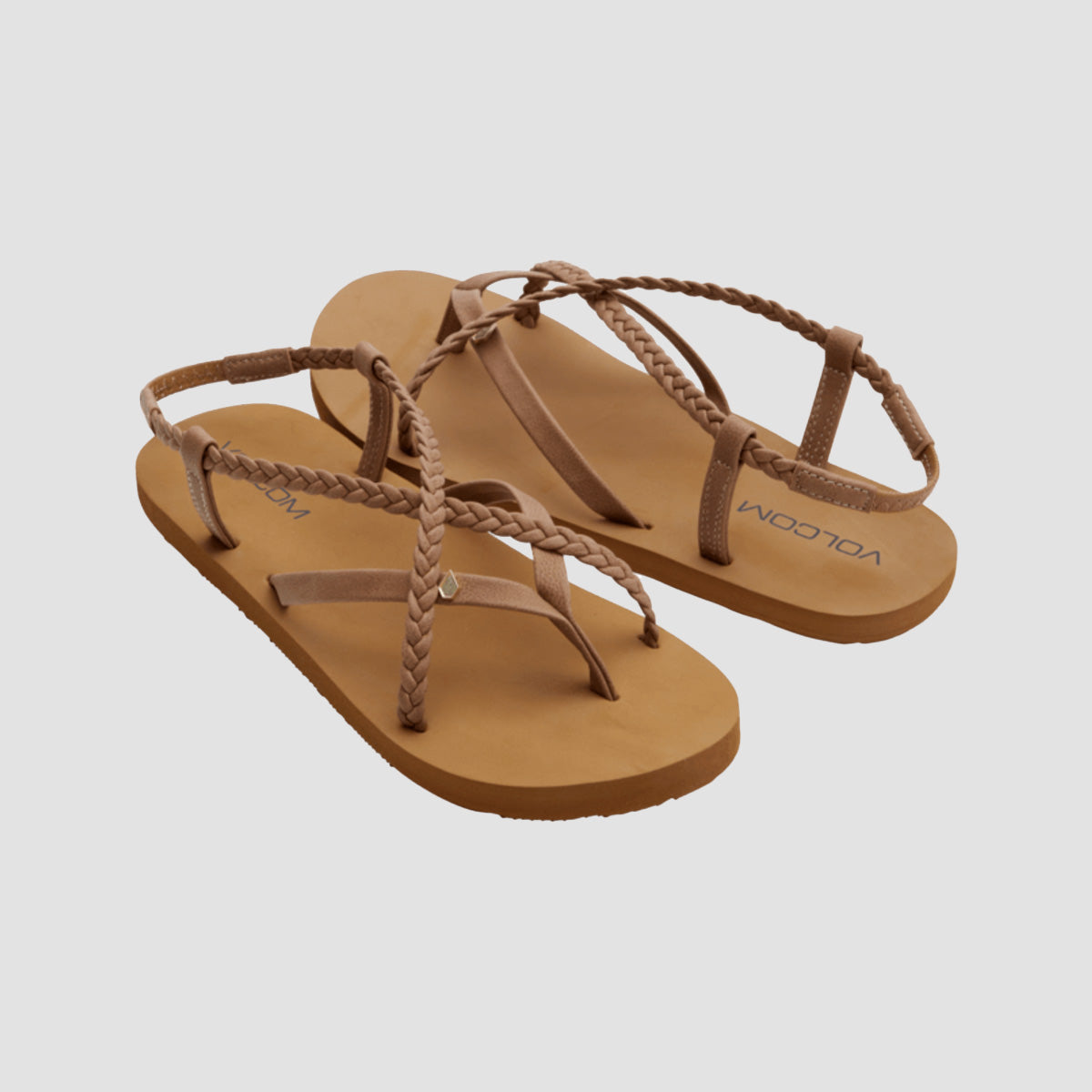 Volcom Thriller Sandals Cognac - Womens