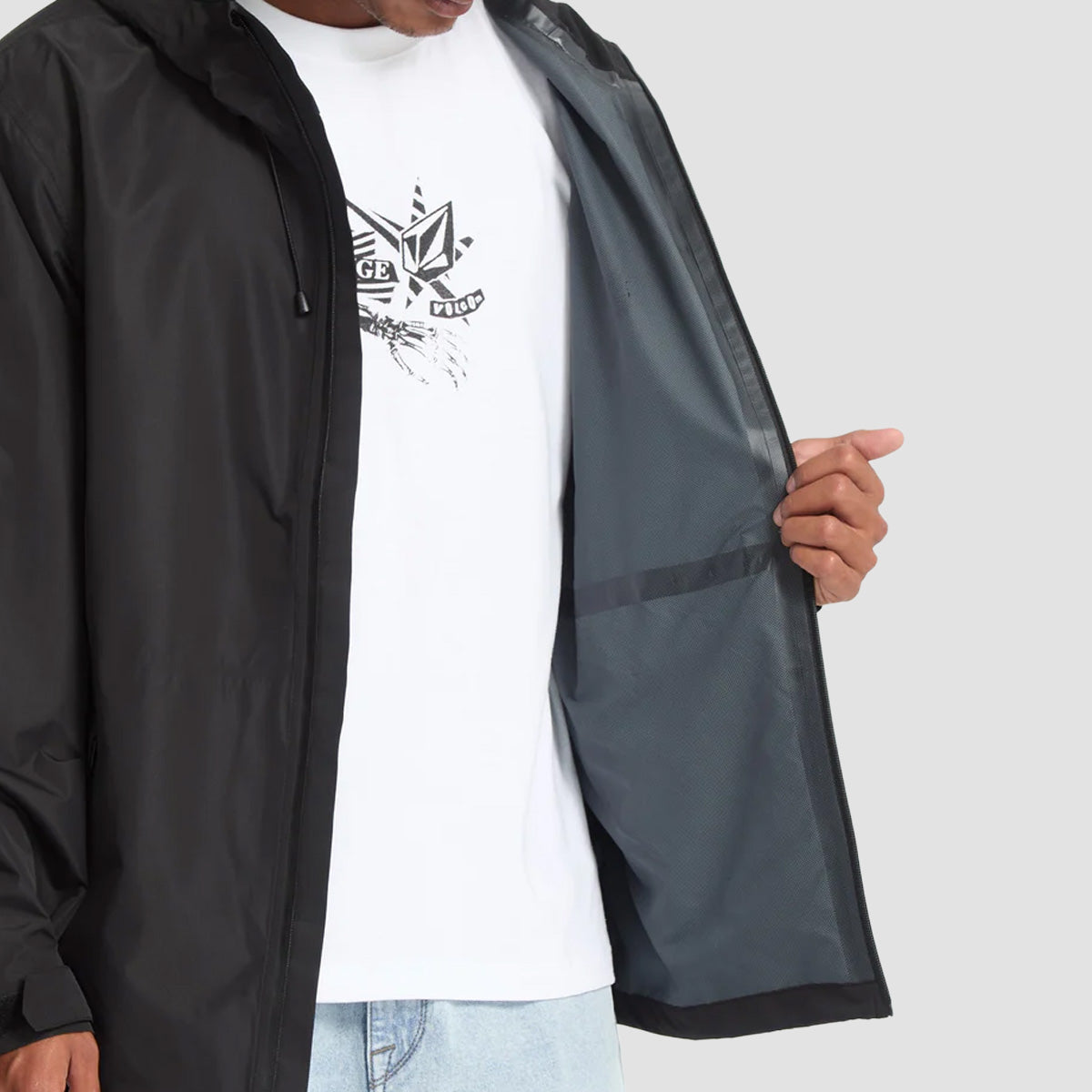 Volcom Thunder Stone Lightweight 10K Jacket Black