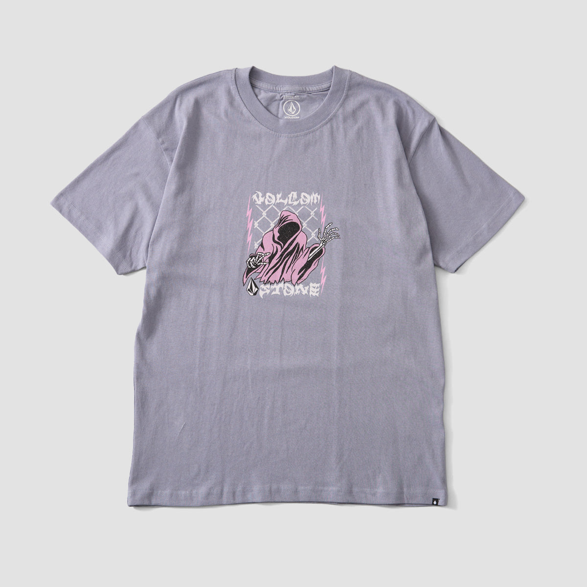 Volcom Thundertaker Lse T-Shirt Violet Dust