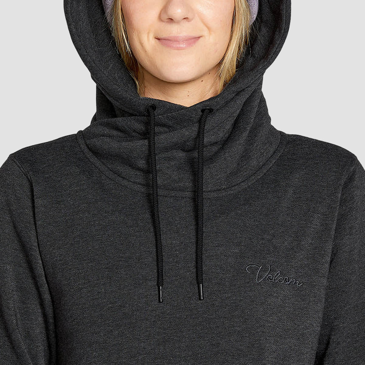 Volcom Tower Pullover Hoodie Black - Womens
