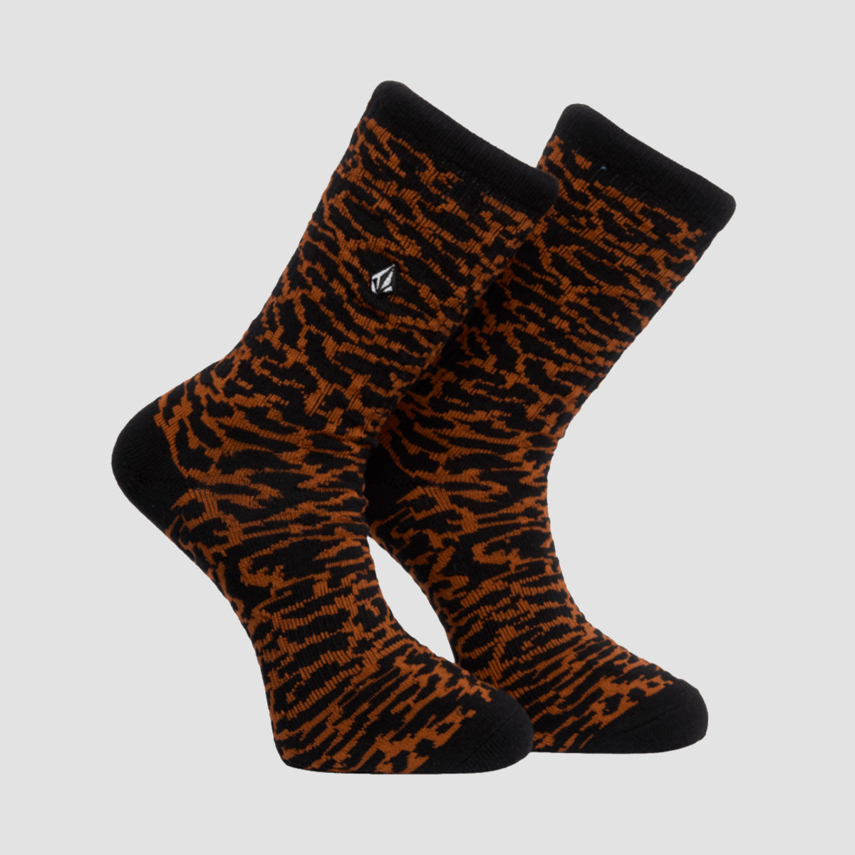 Volcom Utopias Socks Brown Horn