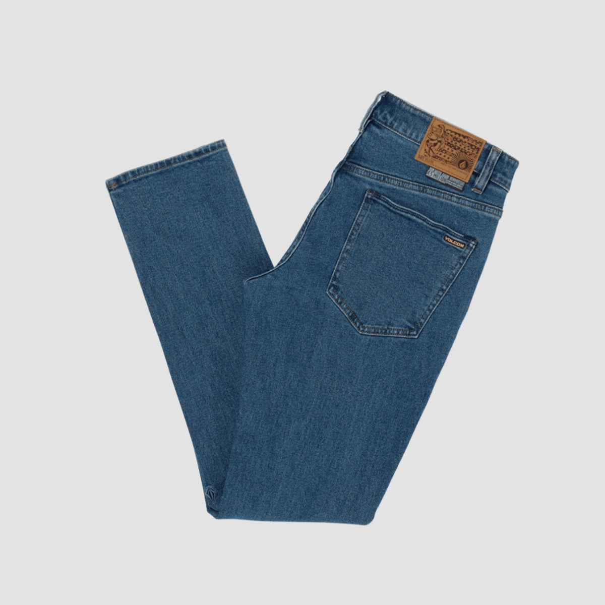 Volcom Vorta Slim Fit Jeans Washed Blue
