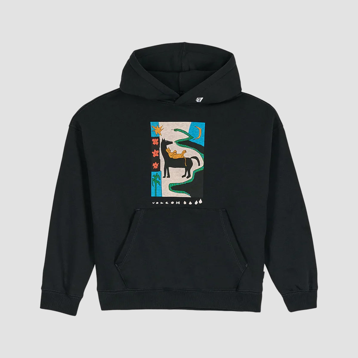 Volcom Watanite Pullover Hoodie Black - Kids