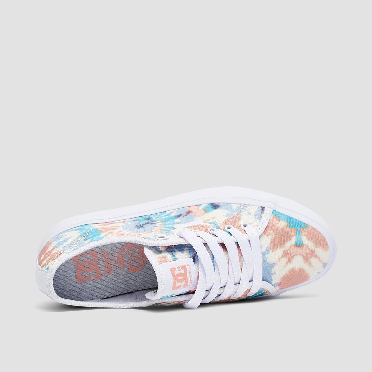 DC Manual Platform Shoes - White/Print - Womens