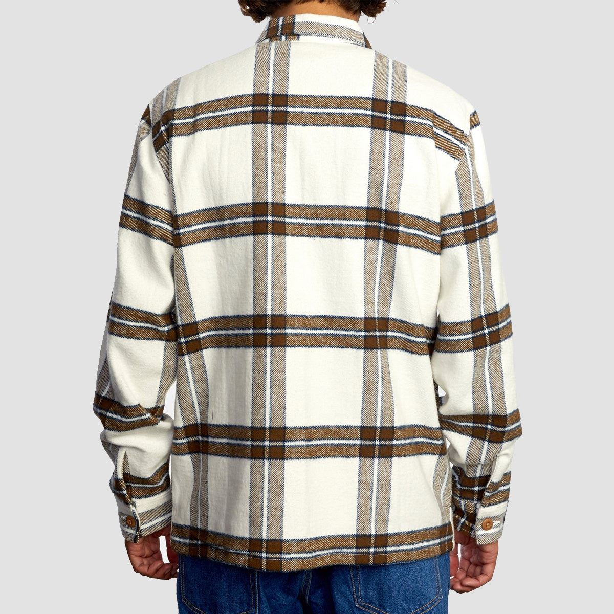 RVCA Flight Risk Longsleeve Shirt Jacket Natural