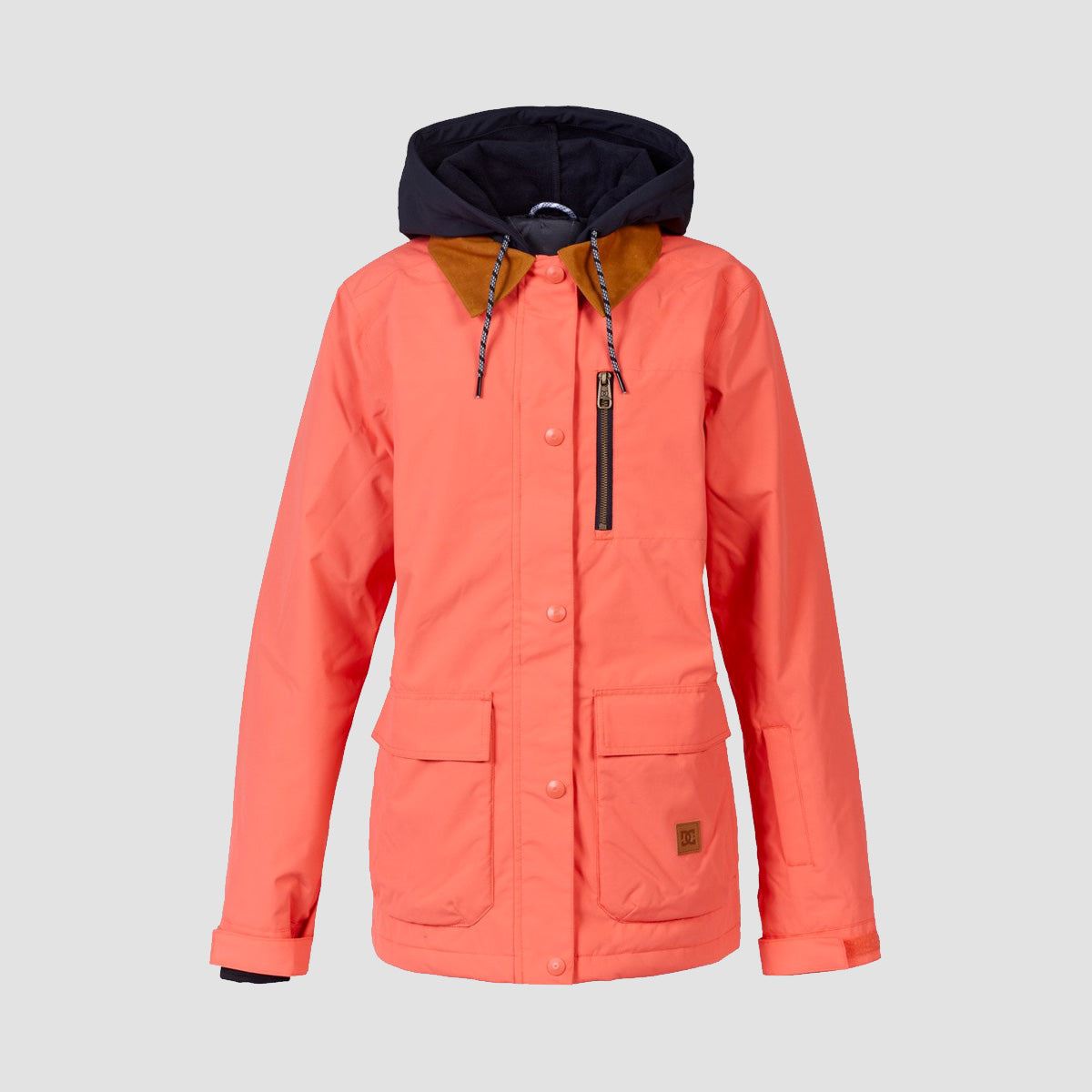 DC Bandwidth 15K Snow Jacket Hot Coral - Womens