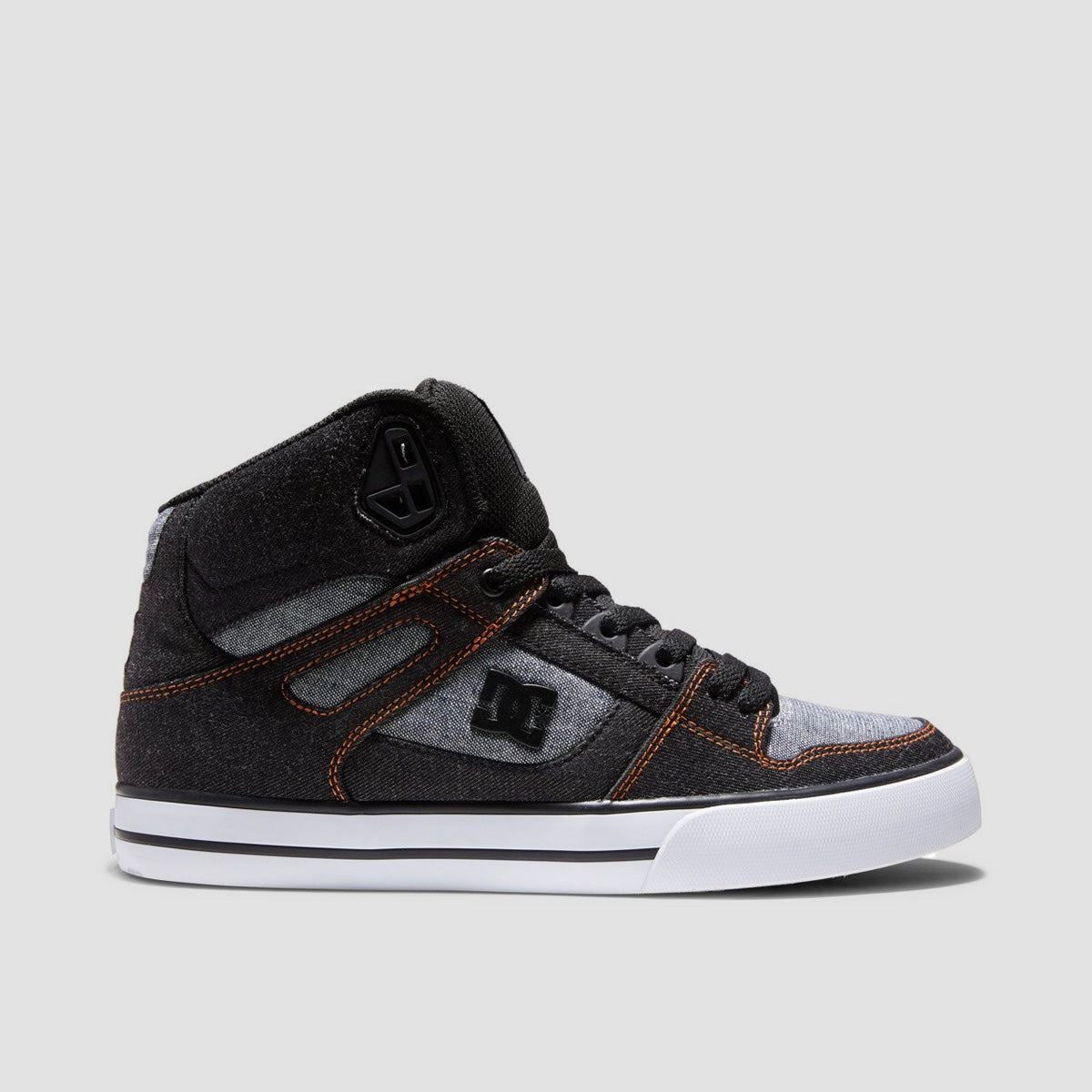 DC Pure High-Top WC Shoes - Black/Armor/Black