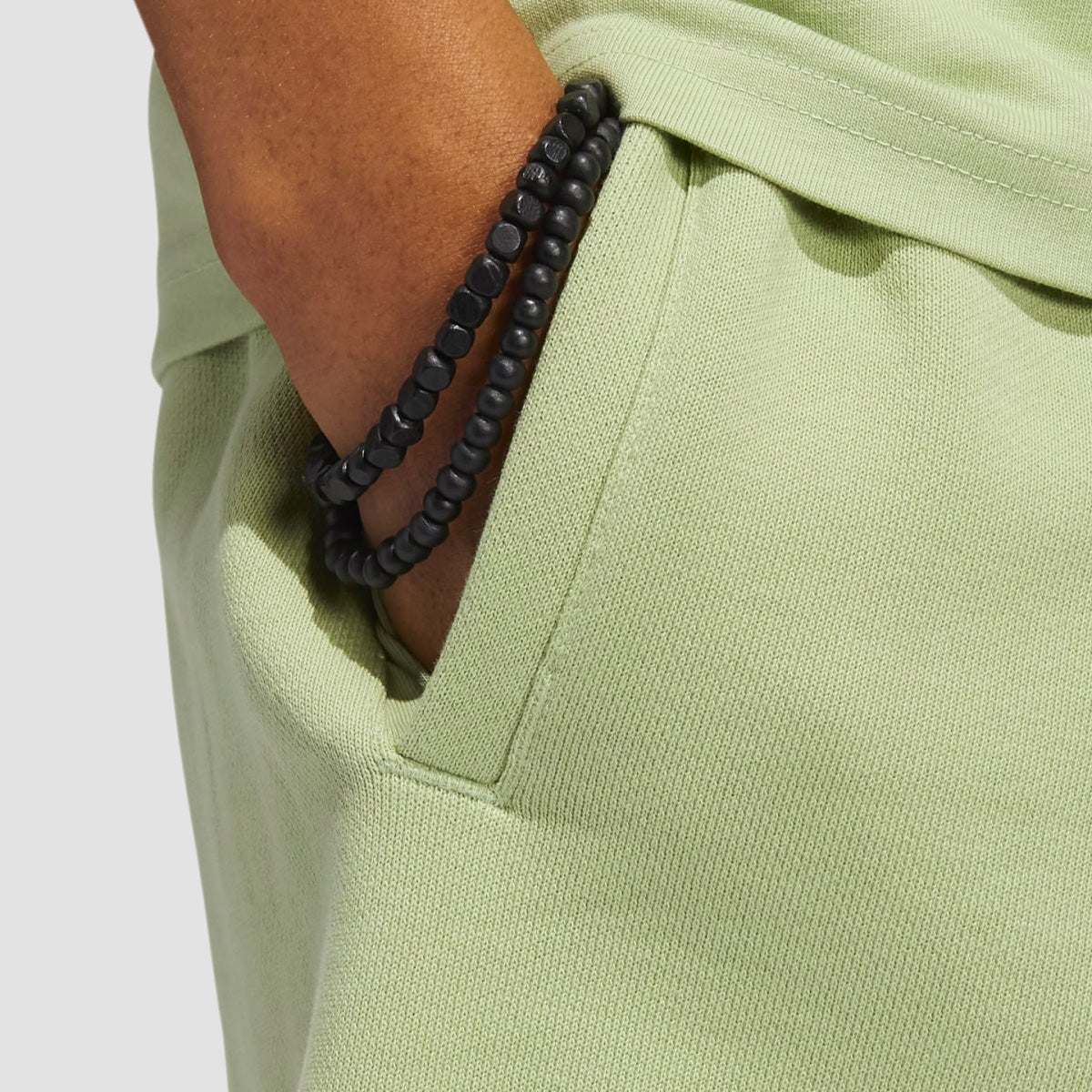 adidas Heavyweight Shmoofoil Shorts (Gender Neutral) Magic Lime/Shadow Navy