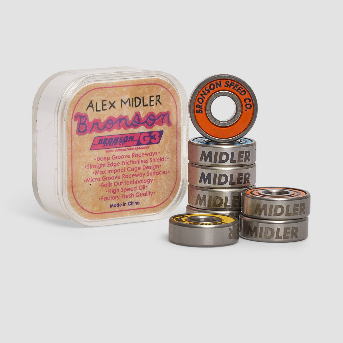 Bronson G3 Alex Midler Pro Bearings x8 Multi