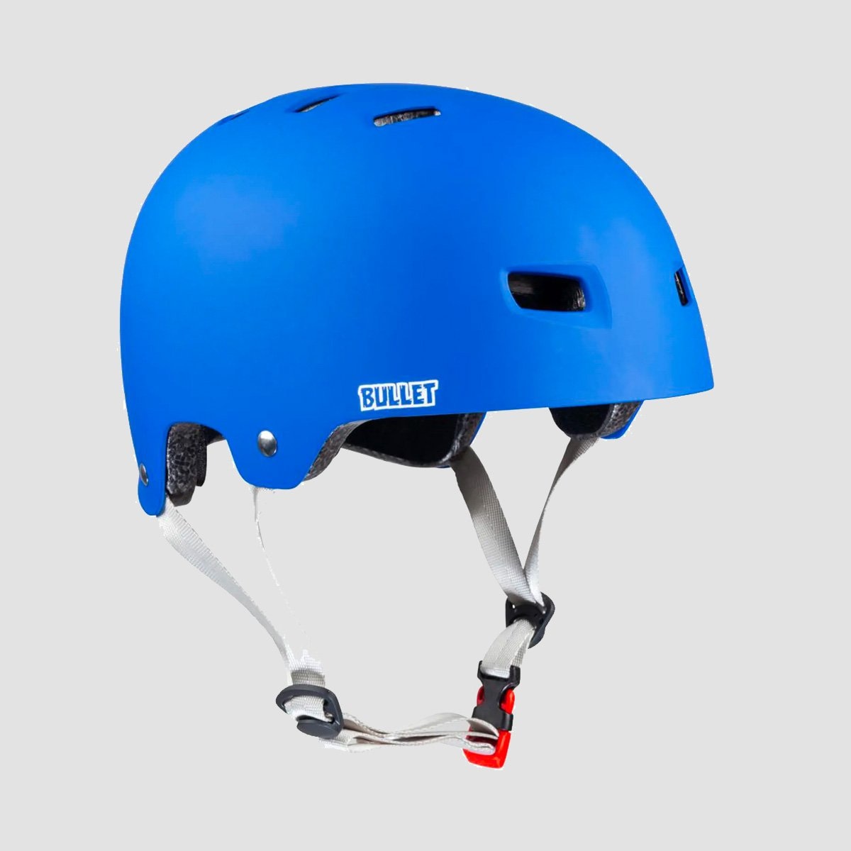 Bullet x Santa Cruz Classic Dot Skate/Bmx Helmet Matt Blue - Safety Gear