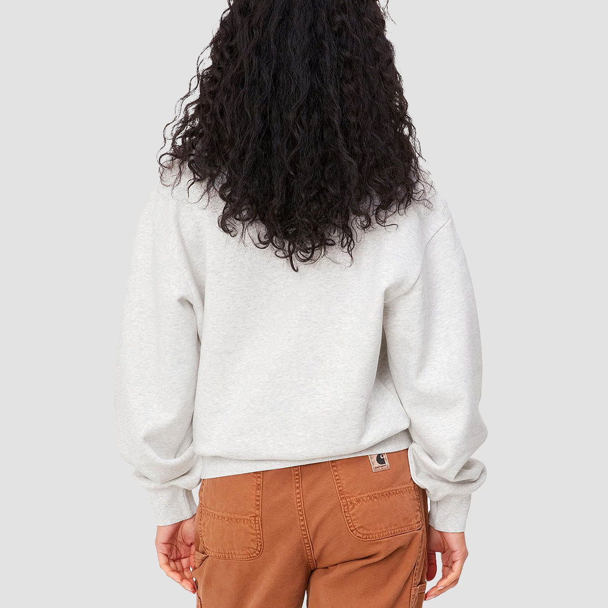 Carhartt WIP Casey Sweatshirt Ash Heather/Silver - Womens