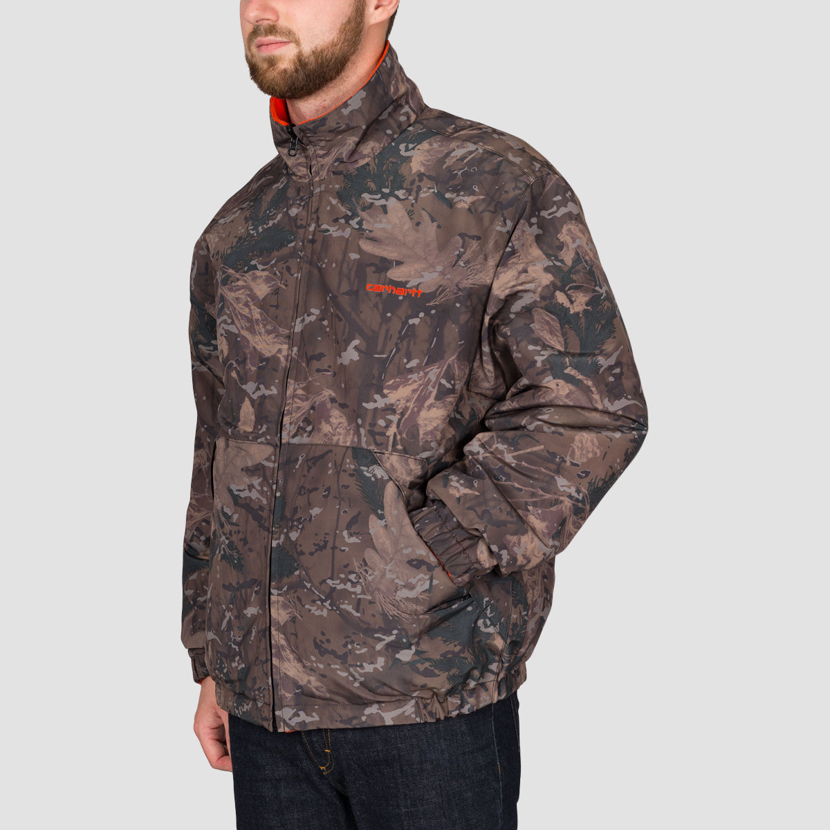 Carhartt WIP Denby Reversible Jacket Camo Combi/Safety Orange