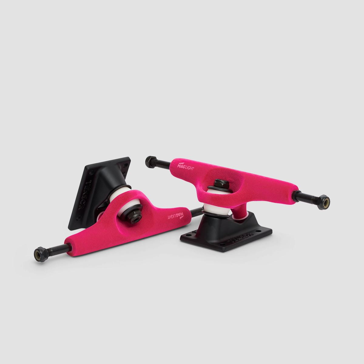 Tensor Mag Light Velvet 5.25 Skateboard Trucks 1 Pair Crimson/Black - 7.875"