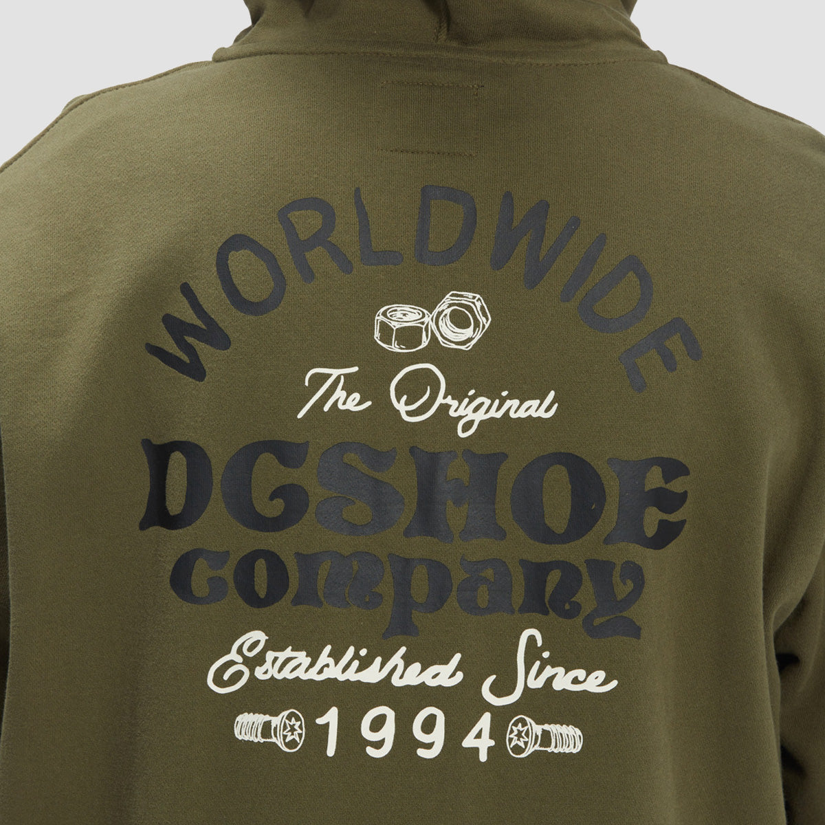 DC Higher Rank Zip Hoodie Ivy Green