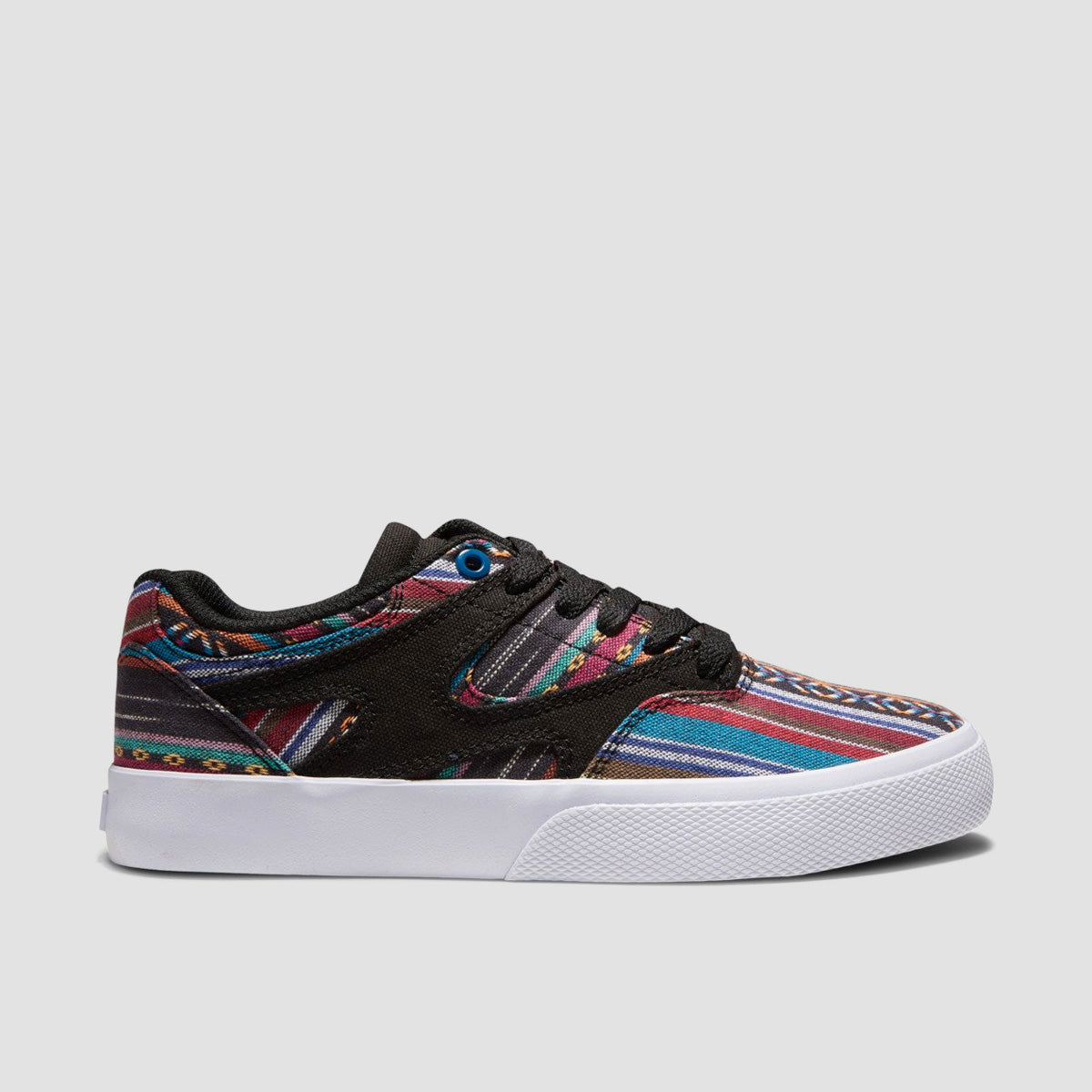 DC Kalis Vulc Shoes - Black Stripe - Womens