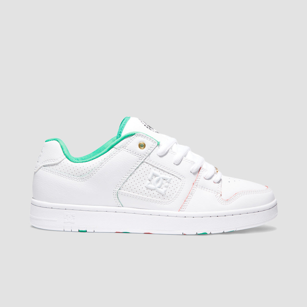 DC Manteca Alexis Shoes - White/Red