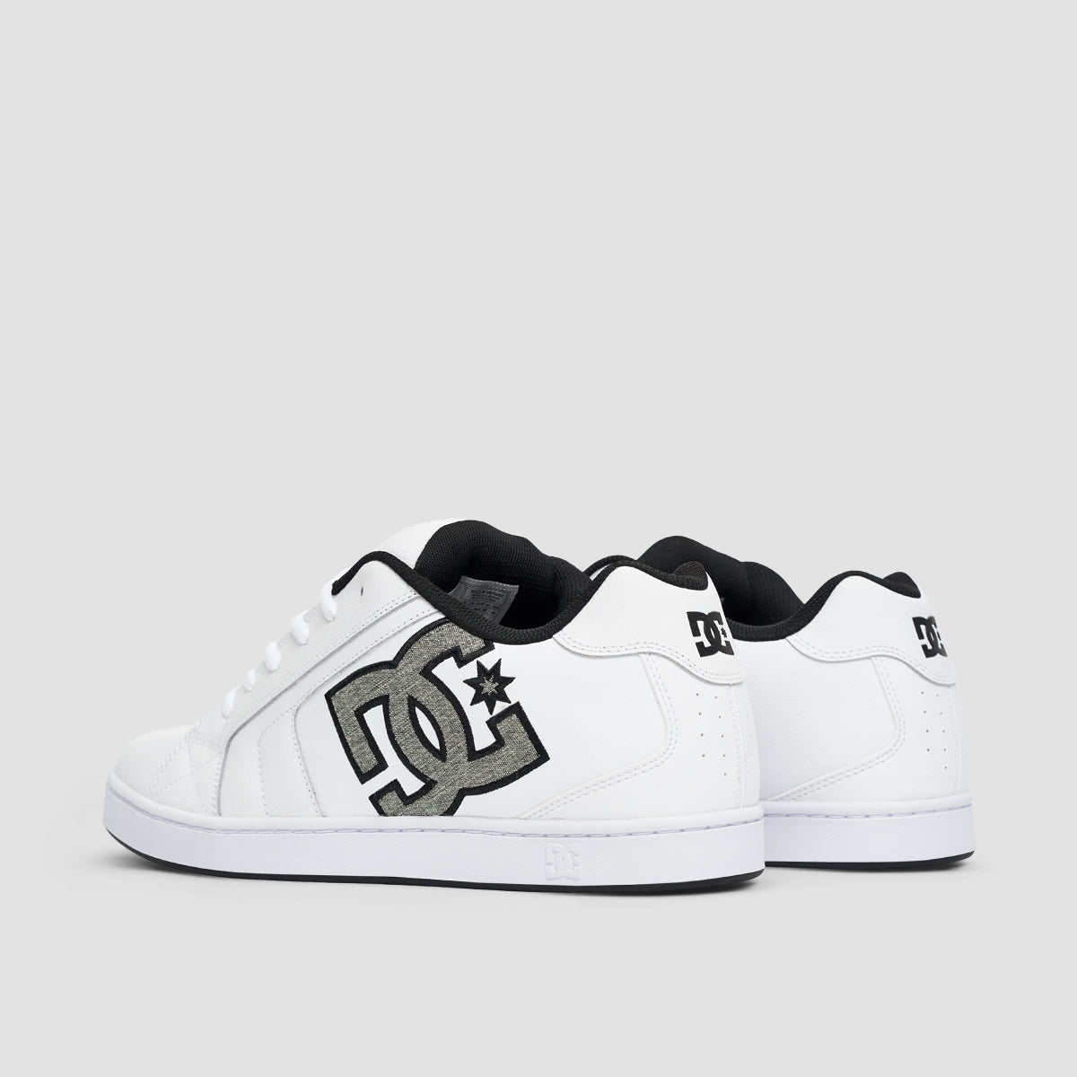 DC Net Shoes - White/White/Battleship