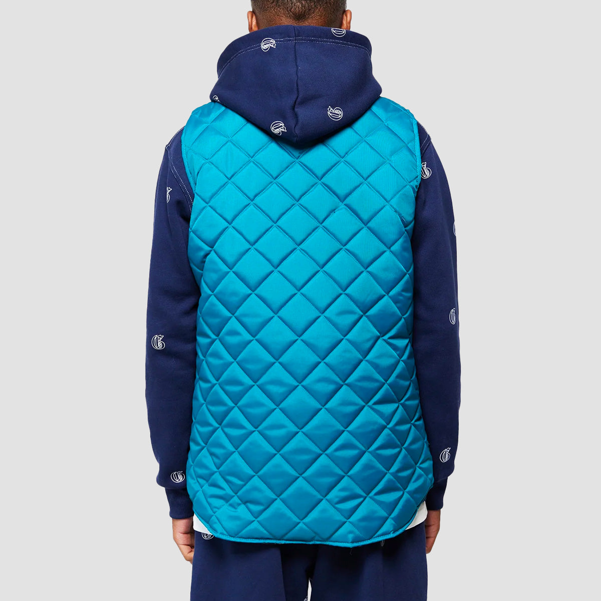 GVNMNT Padded Gilet Turqoise
