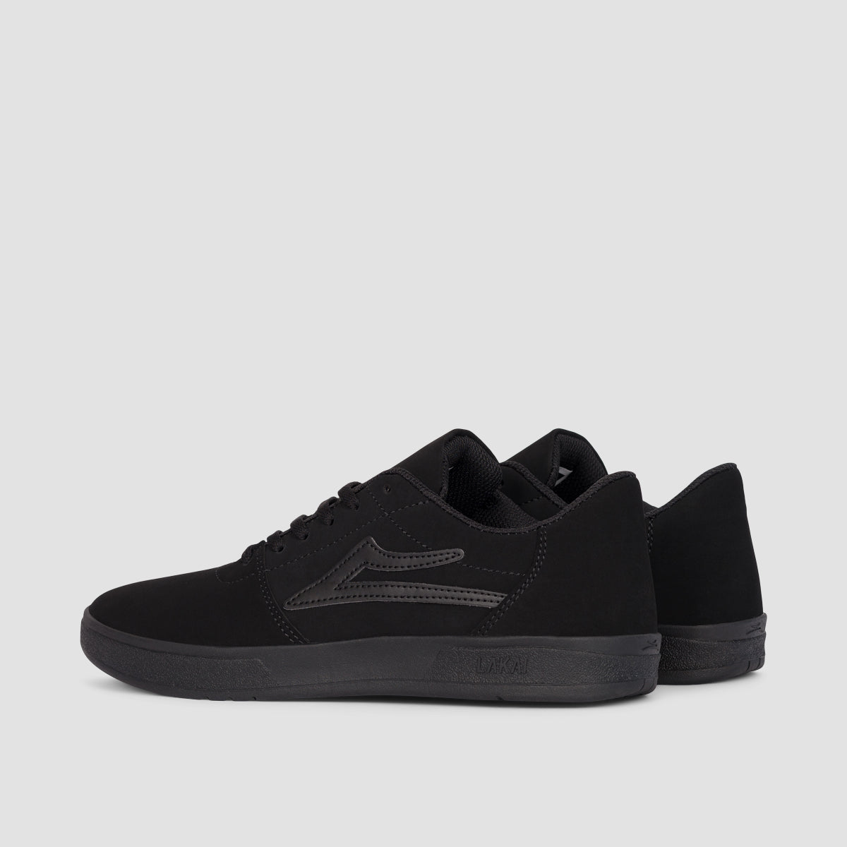 Lakai Brighton Shoes - Black/Black Nubuck