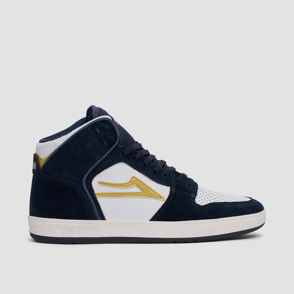Lakai Telford Shoes - Navy/White Suede