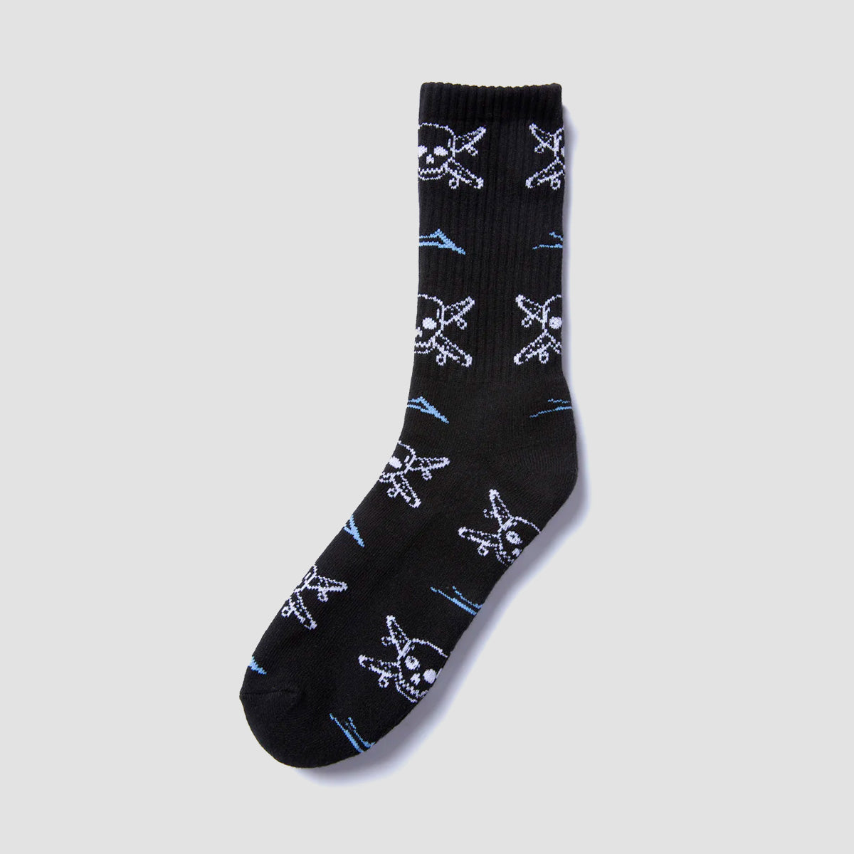 Lakai X Fourstar Street Pirate Crew Socks Black