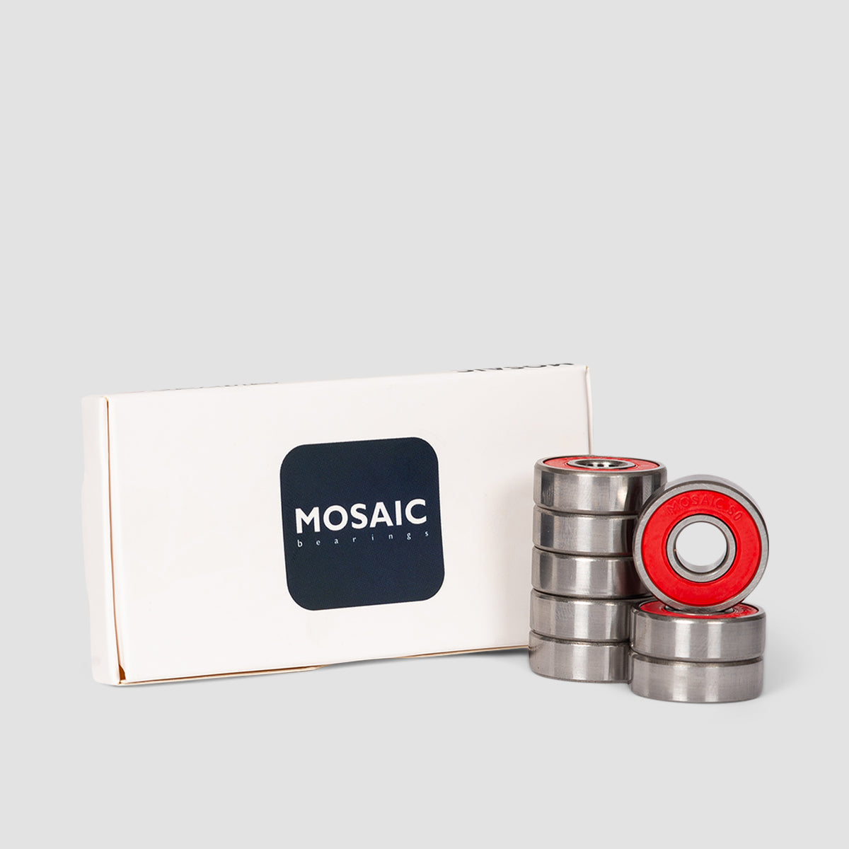 Mosaic Super 0 Abec 5 608RS Bearings Red