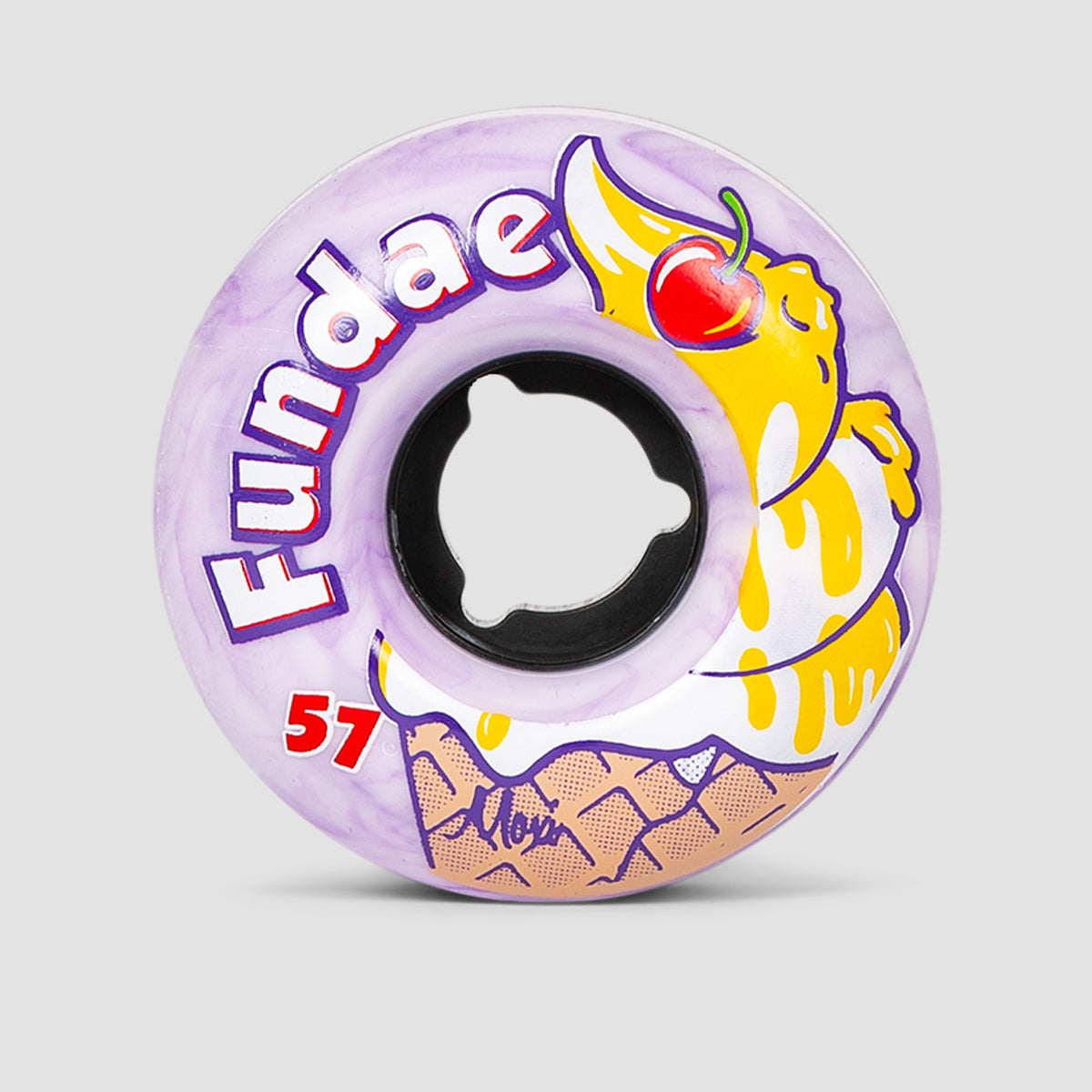 Moxi Fundae 92A Quad Wheels X4 Lavender 57mm