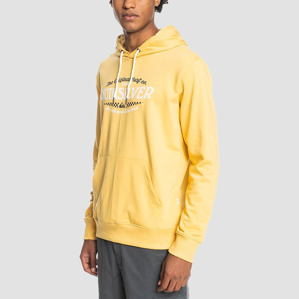 Quiksilver Check On It Pullover Hoodie Rattan