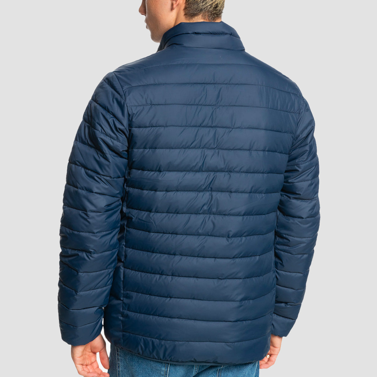 Quiksilver Scaly Puffer Jacket Navy Blazer
