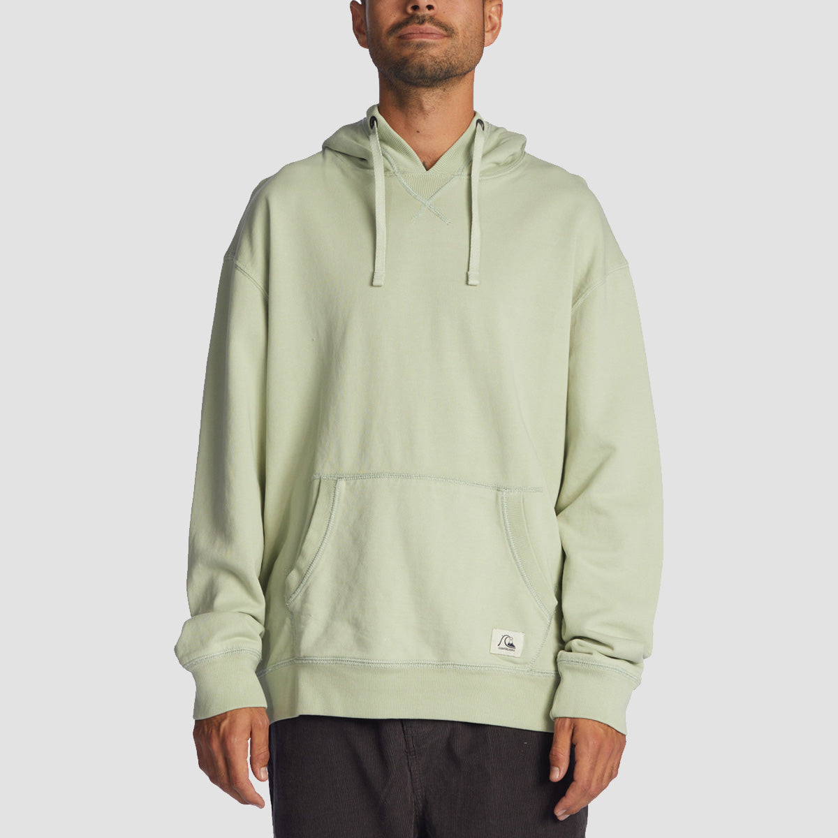 Quiksilver Tripaway Pullover Hoodie Green Milieu