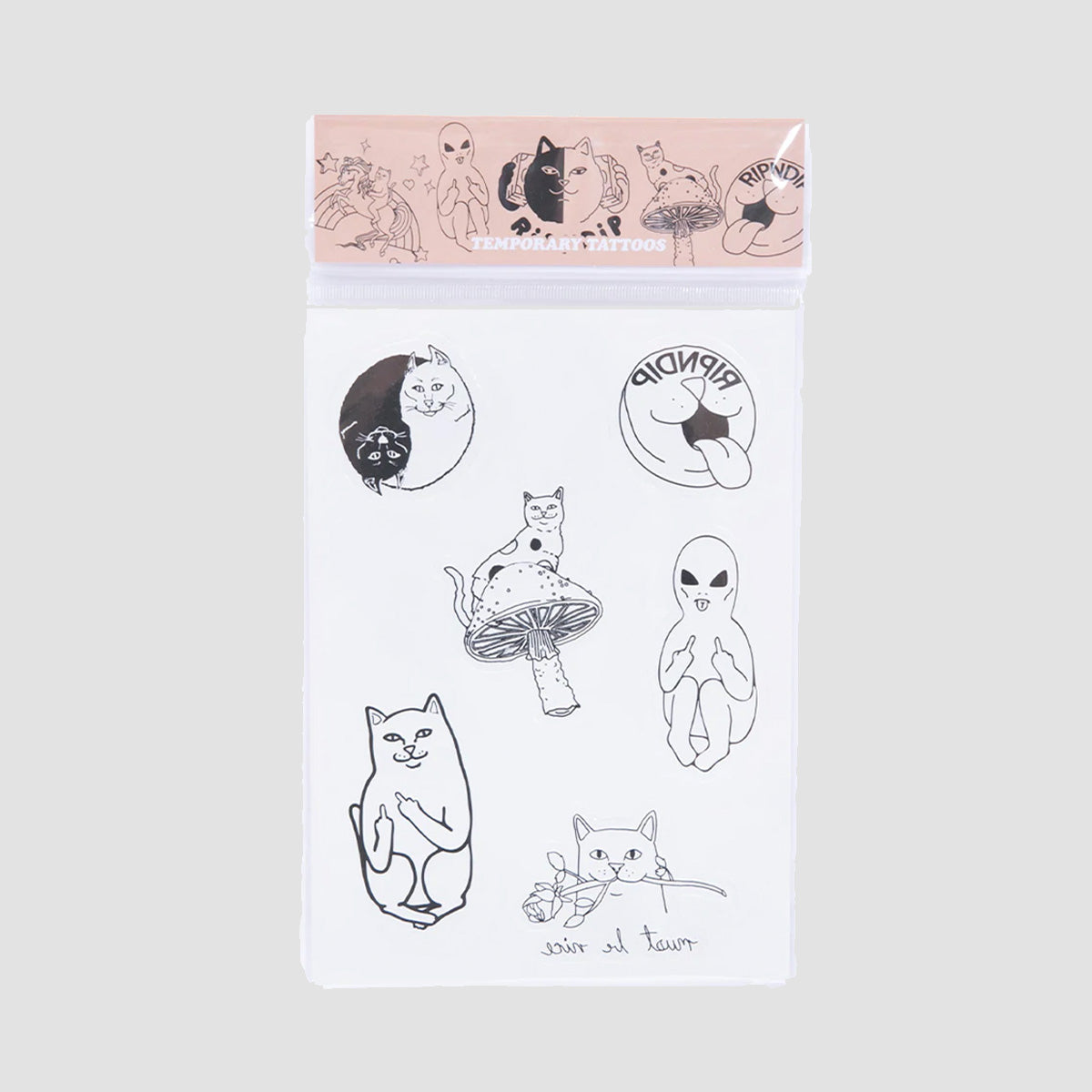 Ripndip Tattoo Pack Temporary Tattoos Black