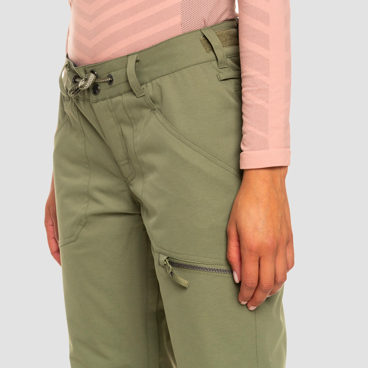 Roxy Nadia 10K Snow Pants Deep Lichen Green - Womens