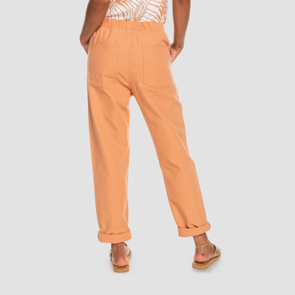 Roxy Slow Swell Canvas Trousers Toast - Womens