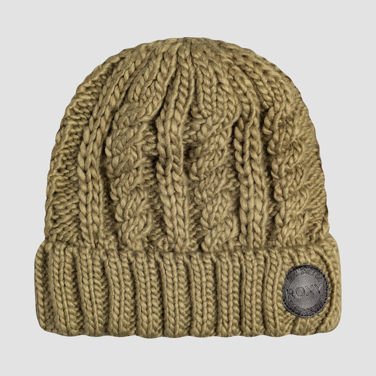 Roxy Tram Beanie Deep Lichen Green - Womens