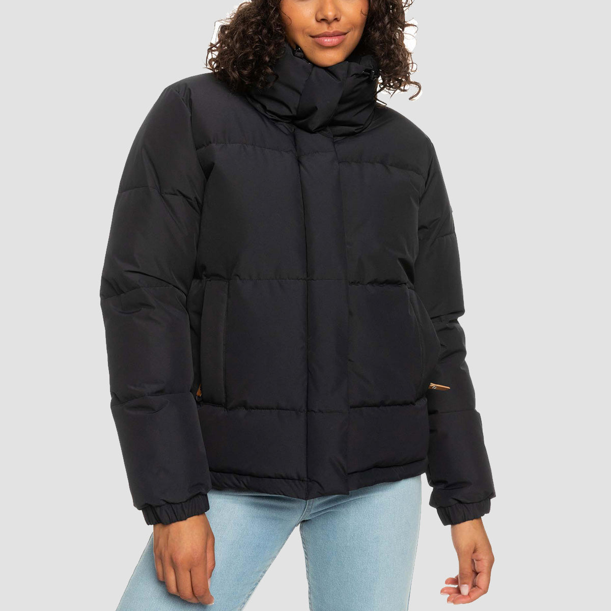 Roxy Winter Rebel 10K Bomber Jacket True Black - Womens