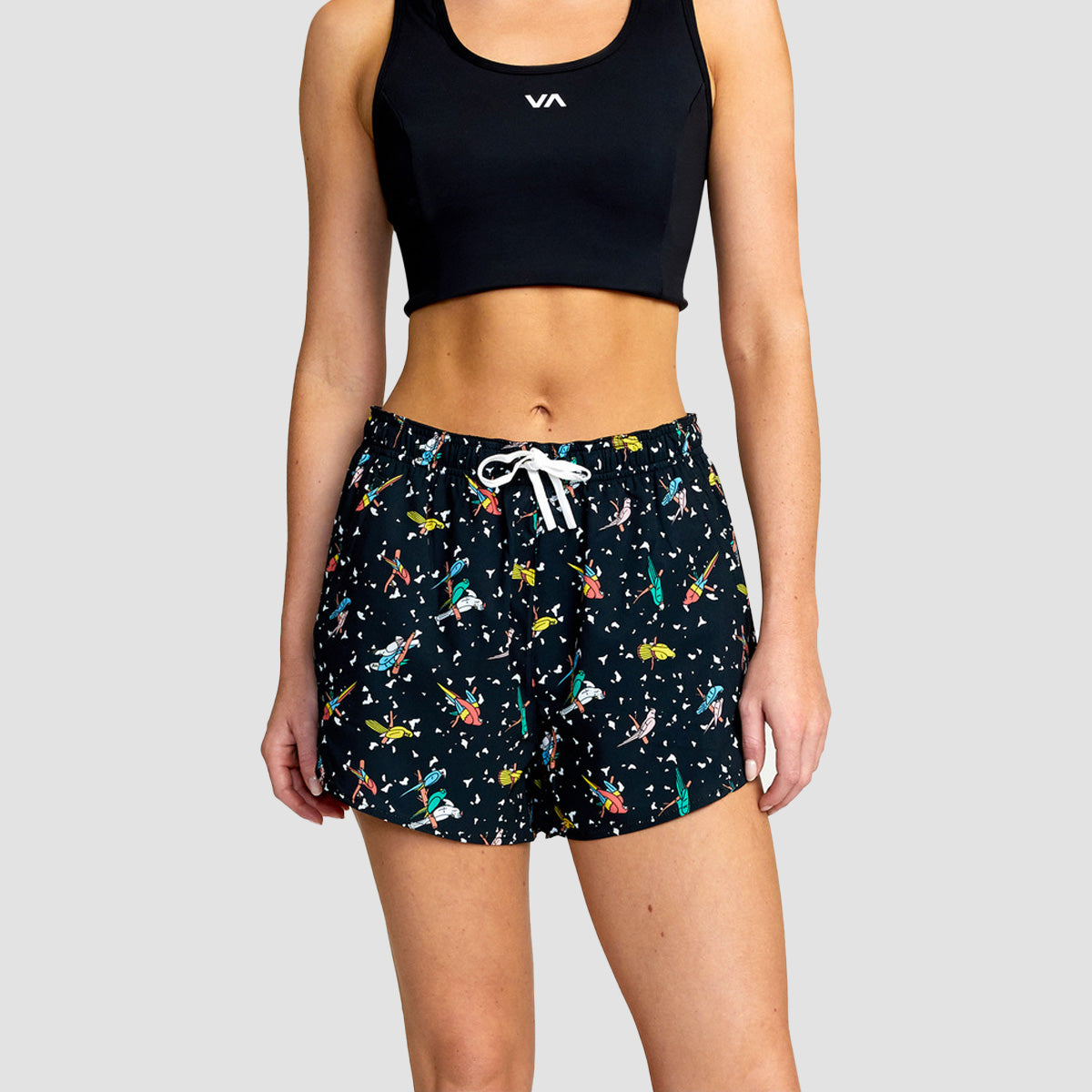 RVCA Luke Pelletier X Kristen Liu Wong Shorts Parrots Multi - Womens