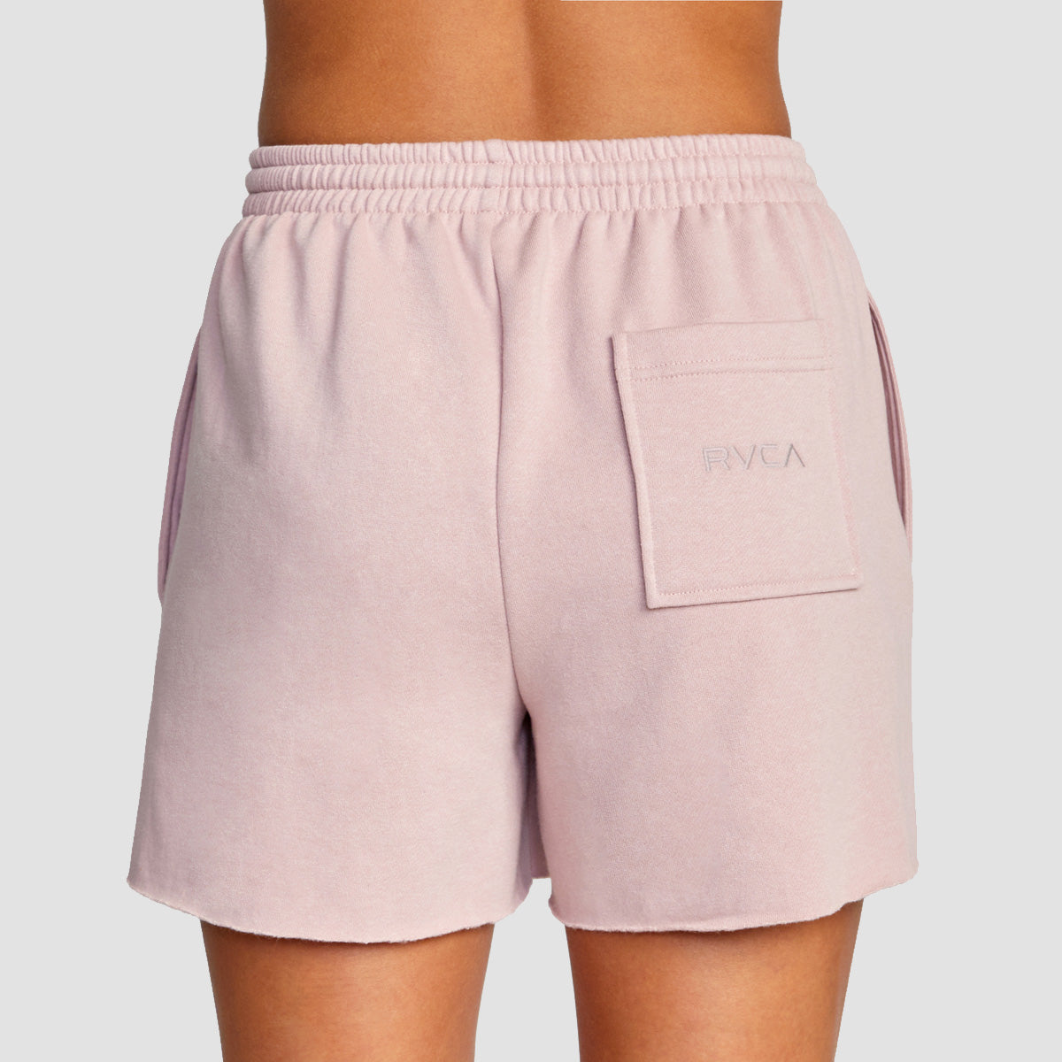 RVCA Test Drive Sweat Shorts Dusty Rose - Womens