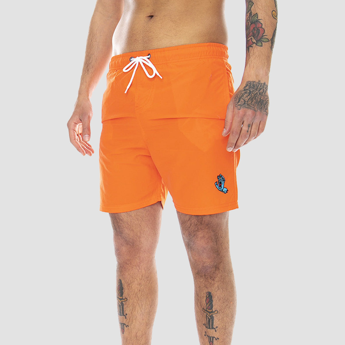 Santa Cruz Mini Hand Swimshorts Flame Red