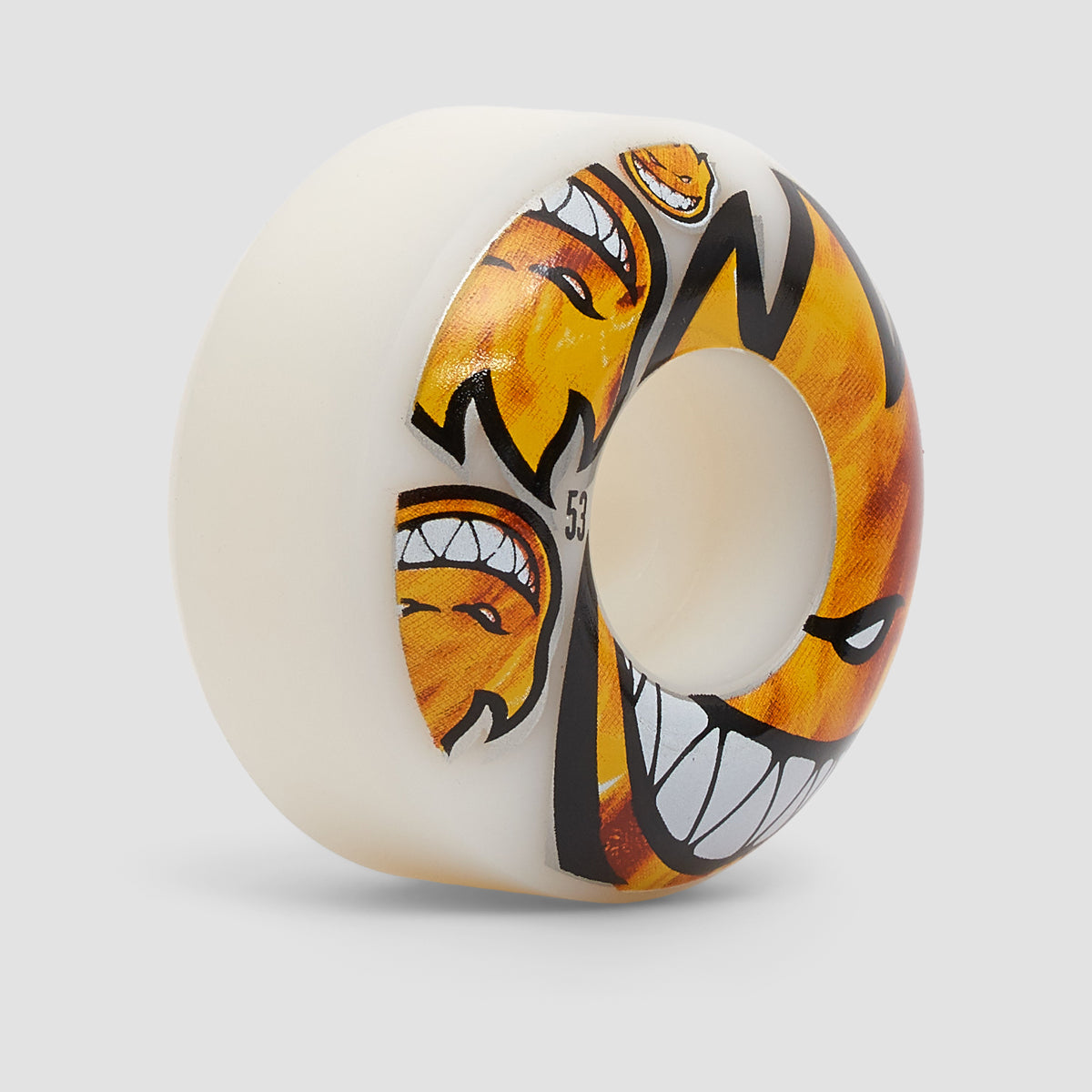 Spitfire Bighead Burn Posse 99DU Skateboard Wheels White 53mm