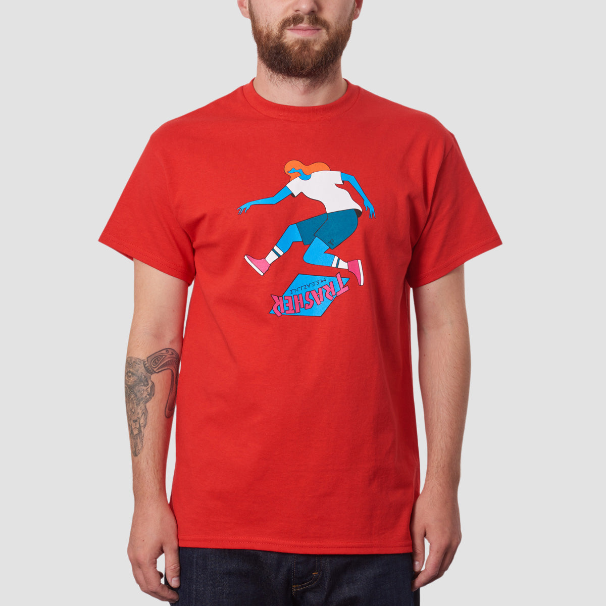 Thrasher Trasher Tre T-Shirt Red
